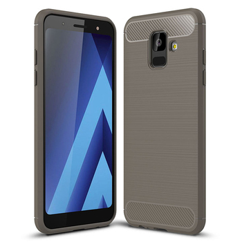 Microsonic Samsung Galaxy A6 2018 Kılıf Room Silikon Gri Microsonic Samsung Galaxy A6 2018 Kılıf Room Silikon Gri