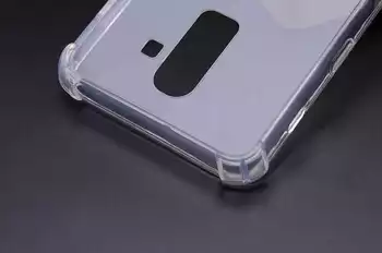 Microsonic Samsung Galaxy A6 Plus 2018 Kılıf Anti Shock Silikon Şeffaf