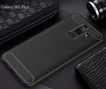 Microsonic Samsung Galaxy A6 Plus 2018 Kılıf Room Silikon Siyah