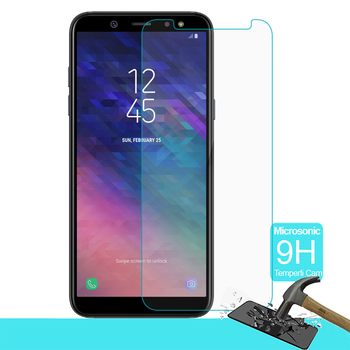Microsonic Samsung Galaxy A6 Plus 2018 Temperli Cam Ekran Koruyucu Film