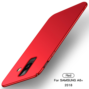Microsonic Samsung Galaxy A6 Plus 2018 Kılıf Premium Slim Kırmızı