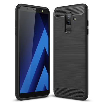 Microsonic Samsung Galaxy A6 Plus 2018 Kılıf Room Silikon Siyah Microsonic Samsung Galaxy A6 Plus 2018 Kılıf Room Silikon Siyah