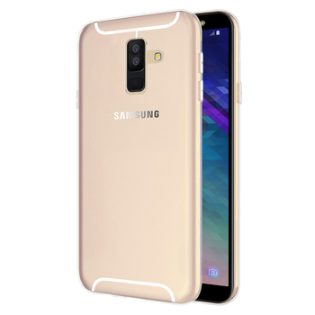Microsonic Samsung Galaxy A6 Plus 2018 Kılıf Transparent Soft Beyaz Microsonic Samsung Galaxy A6 Plus 2018 Kılıf Transparent Soft Beyaz