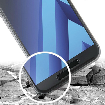 Microsonic Samsung Galaxy A7 2017 Kılıf Komple Gövde Koruyucu Silikon Şeffaf
