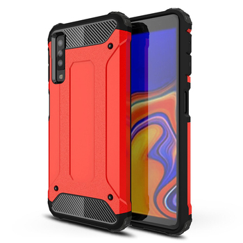 Microsonic Samsung Galaxy A7 2018 Kılıf Rugged Armor Kırmızı Microsonic Samsung Galaxy A7 2018 Kılıf Rugged Armor Kırmızı