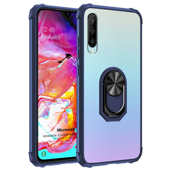 Microsonic Samsung Galaxy A70 Kılıf Grande Clear Ring Holder Lacivert Microsonic Samsung Galaxy A70 Kılıf Grande Clear Ring Holder Lacivert