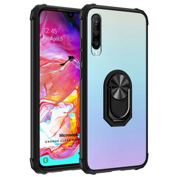 Microsonic Samsung Galaxy A70 Kılıf Grande Clear Ring Holder Siyah Microsonic Samsung Galaxy A70 Kılıf Grande Clear Ring Holder Siyah