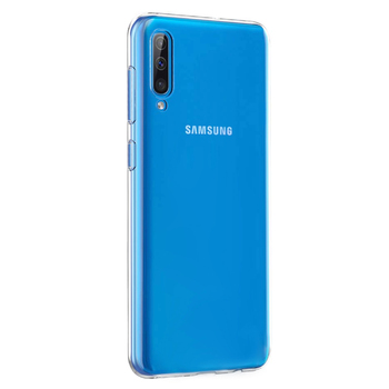 Microsonic Samsung Galaxy A70 Kılıf Transparent Soft Beyaz