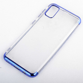 Microsonic Samsung Galaxy A71 Kılıf Skyfall Transparent Clear Mavi