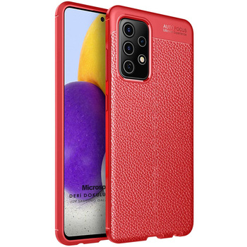 Microsonic Samsung Galaxy A72 Kılıf Deri Dokulu Silikon Kırmızı Microsonic Samsung Galaxy A72 Kılıf Deri Dokulu Silikon Kırmızı
