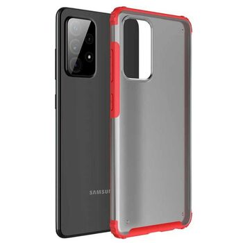 Microsonic Samsung Galaxy A72 Kılıf Frosted Frame Kırmızı Microsonic Samsung Galaxy A72 Kılıf Frosted Frame Kırmızı