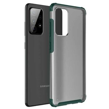 Microsonic Samsung Galaxy A72 Kılıf Frosted Frame Yeşil Microsonic Samsung Galaxy A72 Kılıf Frosted Frame Yeşil