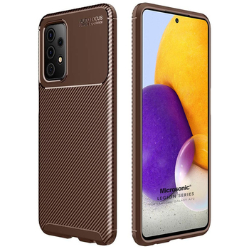 Microsonic Samsung Galaxy A72 Kılıf Legion Series Kahverengi Microsonic Samsung Galaxy A72 Kılıf Legion Series Kahverengi