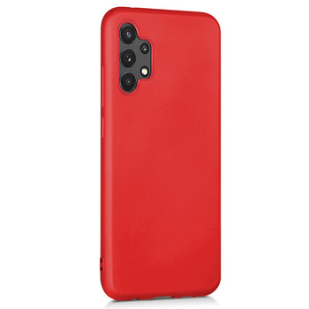 Microsonic Samsung Galaxy A72 Kılıf Matte Silicone Kırmızı