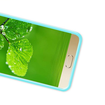 Microsonic Samsung Galaxy A8 2016 Kılıf Transparent Soft Mavi