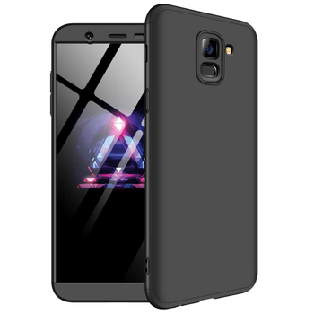 Microsonic Samsung Galaxy A8 2018 Kılıf Double Dip 360 Protective AYS Siyah Microsonic Samsung Galaxy A8 2018 Kılıf Double Dip 360 Protective AYS Siyah