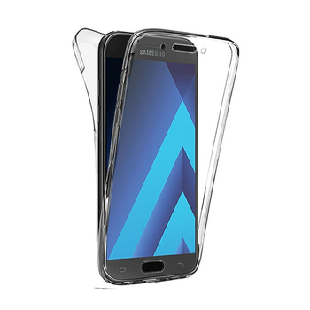 Microsonic Samsung Galaxy A8 2018 Kılıf Komple Gövde Koruyucu Silikon Şeffaf