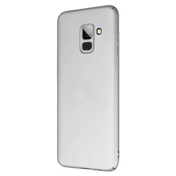 Microsonic Samsung Galaxy A8 2018 Kılıf Premium Slim Gümüş