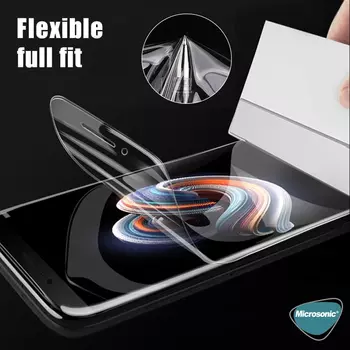 Microsonic Samsung Galaxy A81 Ön + Arka Kavisler Dahil Tam Ekran Kaplayıcı Film