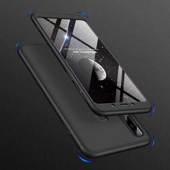 Microsonic Samsung Galaxy A9 2018 Kılıf Double Dip 360 Protective AYS Siyah