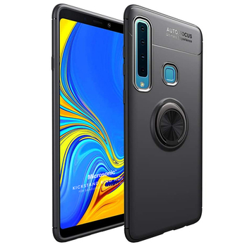 Microsonic Samsung Galaxy A9 2018 Kılıf Kickstand Ring Holder Siyah Microsonic Samsung Galaxy A9 2018 Kılıf Kickstand Ring Holder Siyah