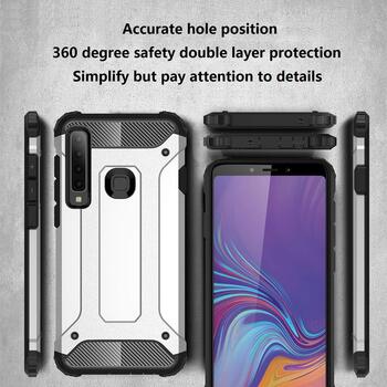 Microsonic Samsung Galaxy A9 2018 Kılıf Rugged Armor Kırmızı