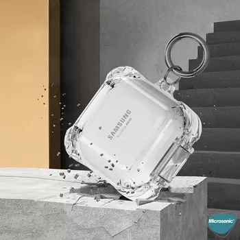 Microsonic Samsung Galaxy Buds 2 Pro Kılıf Safety Lock Protection Füme