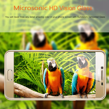 Microsonic Samsung Galaxy C7 Temperli Cam Ekran Koruyucu Film