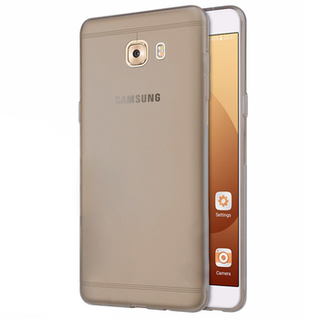 Microsonic Samsung Galaxy C9 Pro Kılıf Transparent Soft Siyah
