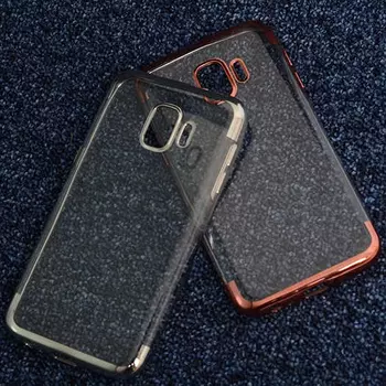 Microsonic Samsung Galaxy J2 Core Kılıf Skyfall Transparent Clear Kırmızı