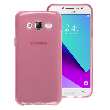 Microsonic Samsung Galaxy J2 Prime Kılıf Transparent Soft Pembe