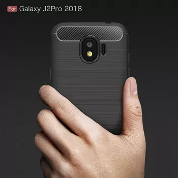 Microsonic Samsung Galaxy J2 Pro 2018 Kılıf Room Silikon Gri