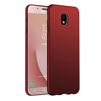 Microsonic Samsung Galaxy J3 Pro Kılıf Premium Slim Kırmızı
