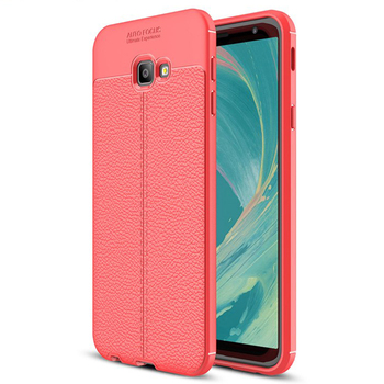 Microsonic Samsung Galaxy J4 Core Kılıf Deri Dokulu Silikon Kırmızı Microsonic Samsung Galaxy J4 Core Kılıf Deri Dokulu Silikon Kırmızı