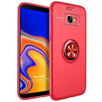 Microsonic Samsung Galaxy J4 Core Kılıf Kickstand Ring Holder Kırmızı Microsonic Samsung Galaxy J4 Core Kılıf Kickstand Ring Holder Kırmızı