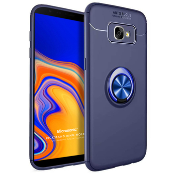 Microsonic Samsung Galaxy J4 Core Kılıf Kickstand Ring Holder Lacivert Microsonic Samsung Galaxy J4 Core Kılıf Kickstand Ring Holder Lacivert
