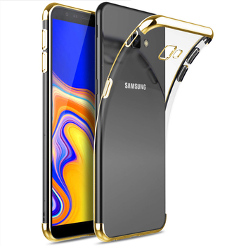 Microsonic Samsung Galaxy J4 Core Kılıf Skyfall Transparent Clear Gold Microsonic Samsung Galaxy J4 Core Kılıf Skyfall Transparent Clear Gold