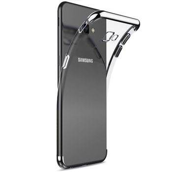 Microsonic Samsung Galaxy J4 Core Kılıf Skyfall Transparent Clear Gümüş