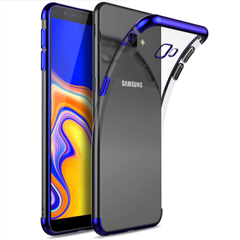 Microsonic Samsung Galaxy J4 Core Kılıf Skyfall Transparent Clear Mavi