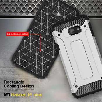 Microsonic Samsung Galaxy J4 Core Kılıf Rugged Armor Kırmızı