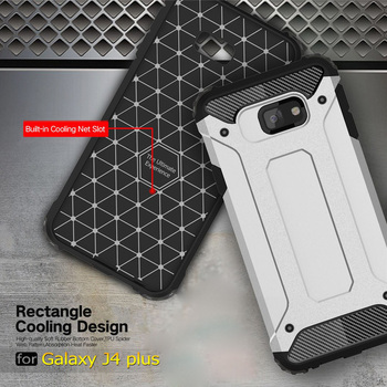 Microsonic Samsung Galaxy J4 Core Kılıf Rugged Armor Mavi