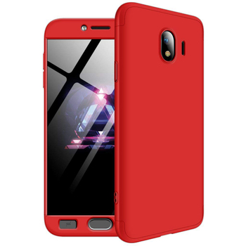 Microsonic Samsung Galaxy J4 Kılıf Double Dip 360 Protective AYS Kırmızı Microsonic Samsung Galaxy J4 Kılıf Double Dip 360 Protective AYS Kırmızı