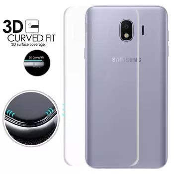 Microsonic Samsung Galaxy J4 Ön + Arka Kavisler Dahil Tam Ekran Kaplayıcı Film