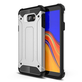 Microsonic Samsung Galaxy J4 Plus Kılıf Rugged Armor Gümüş Microsonic Samsung Galaxy J4 Plus Kılıf Rugged Armor Gümüş