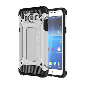 Microsonic Samsung Galaxy j5 2016 Kılıf Rugged Armor Gümüş