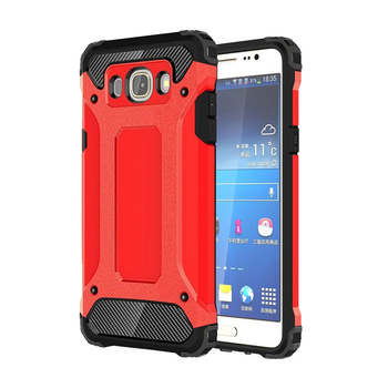 Microsonic Samsung Galaxy j5 2016 Kılıf Rugged Armor Kırmızı