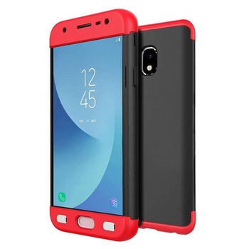Microsonic Samsung Galaxy J5 Pro Kılıf Double Dip 360 Protective AYS Siyah-Kırmızı Microsonic Samsung Galaxy J5 Pro Kılıf Double Dip 360 Protective AYS Siyah-Kırmızı