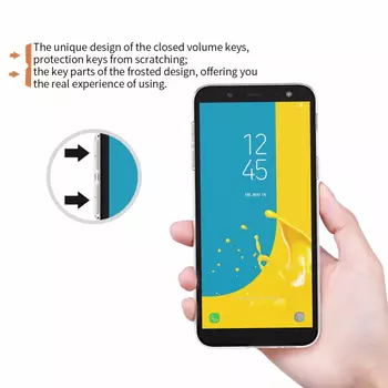 Microsonic Samsung Galaxy J6 Kılıf Transparent Soft Beyaz