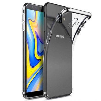 Microsonic Samsung Galaxy J6 Plus Kılıf Skyfall Transparent Clear Gümüş