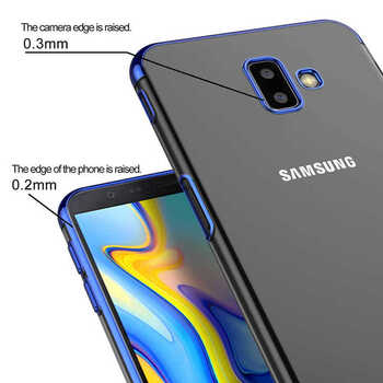 Microsonic Samsung Galaxy J6 Plus Kılıf Skyfall Transparent Clear Siyah